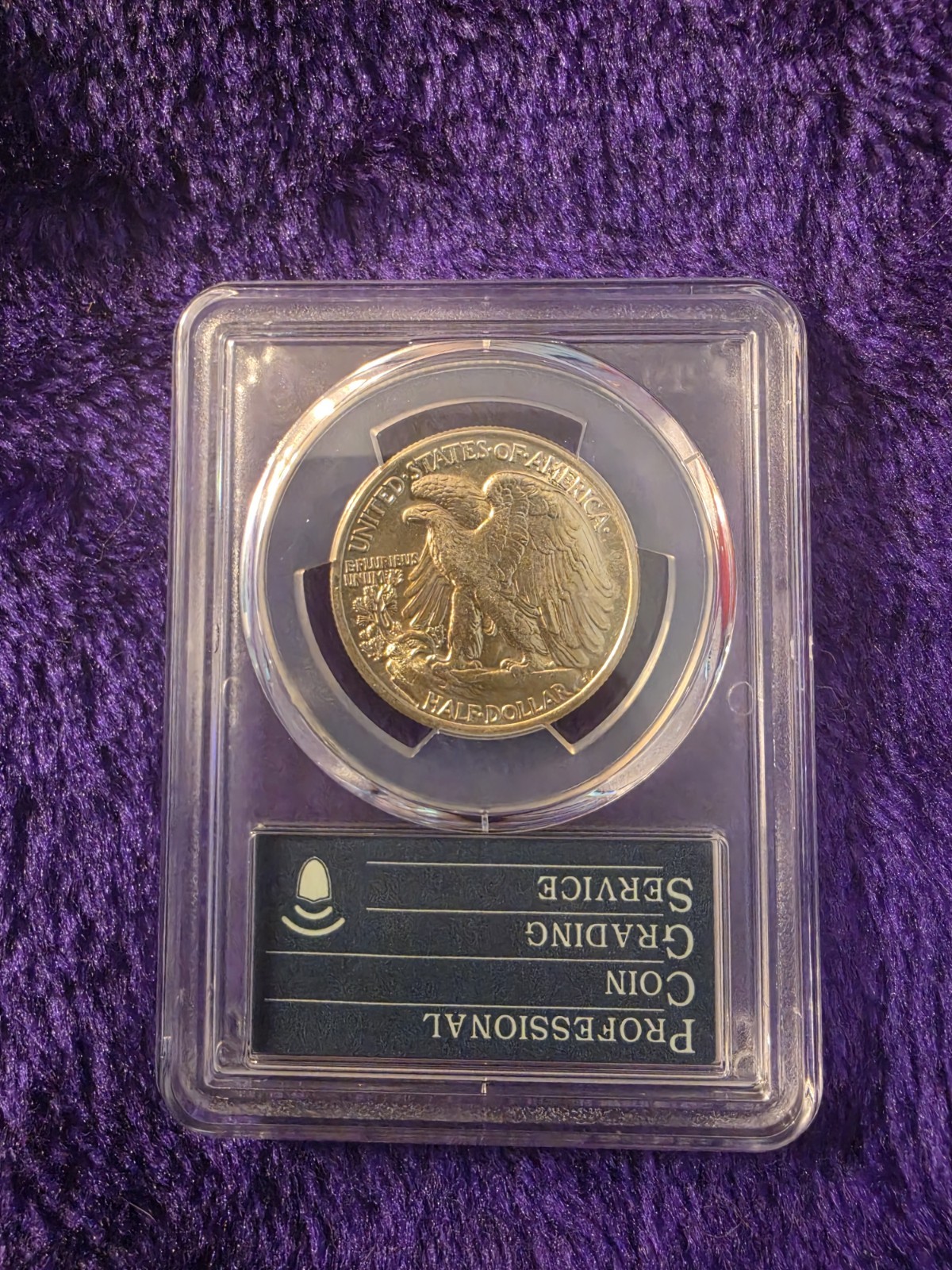 1947 Au 58 Walking Liberty Half Dollar