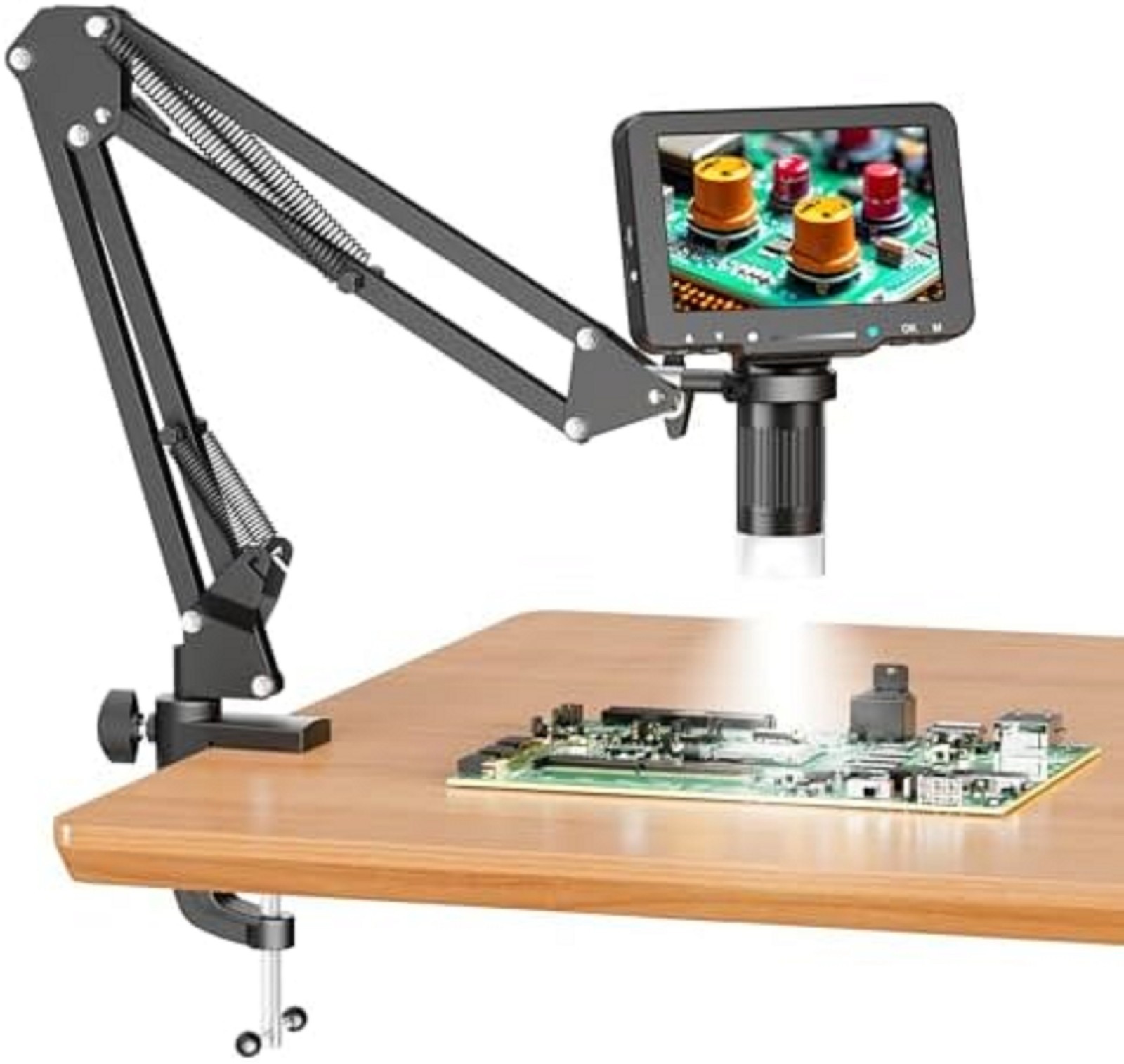 5" LCD Digital Microscope, 1000X Magnification Soldering Microscope for Elect...