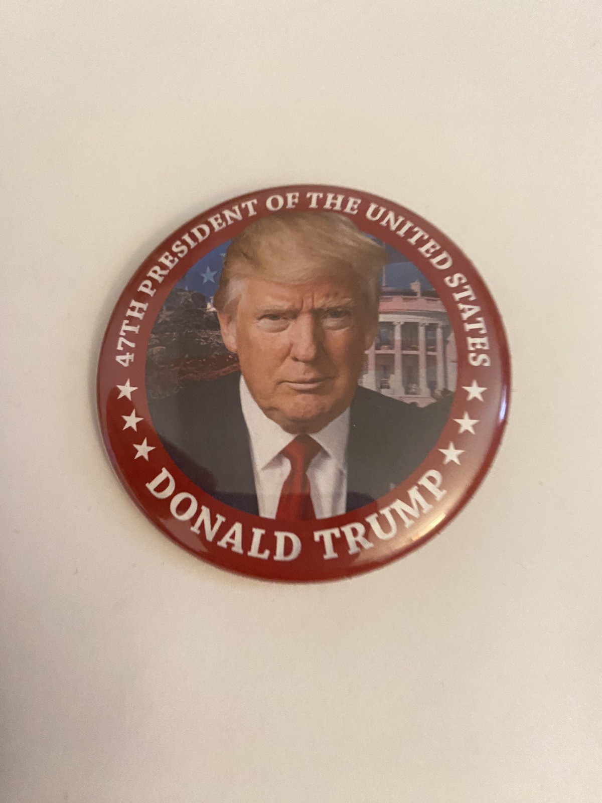 Donald Trump 47th President Pin Back Button P183