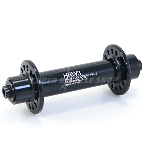Circus Monkey HRW Road Front Hub,16 Hole, Black