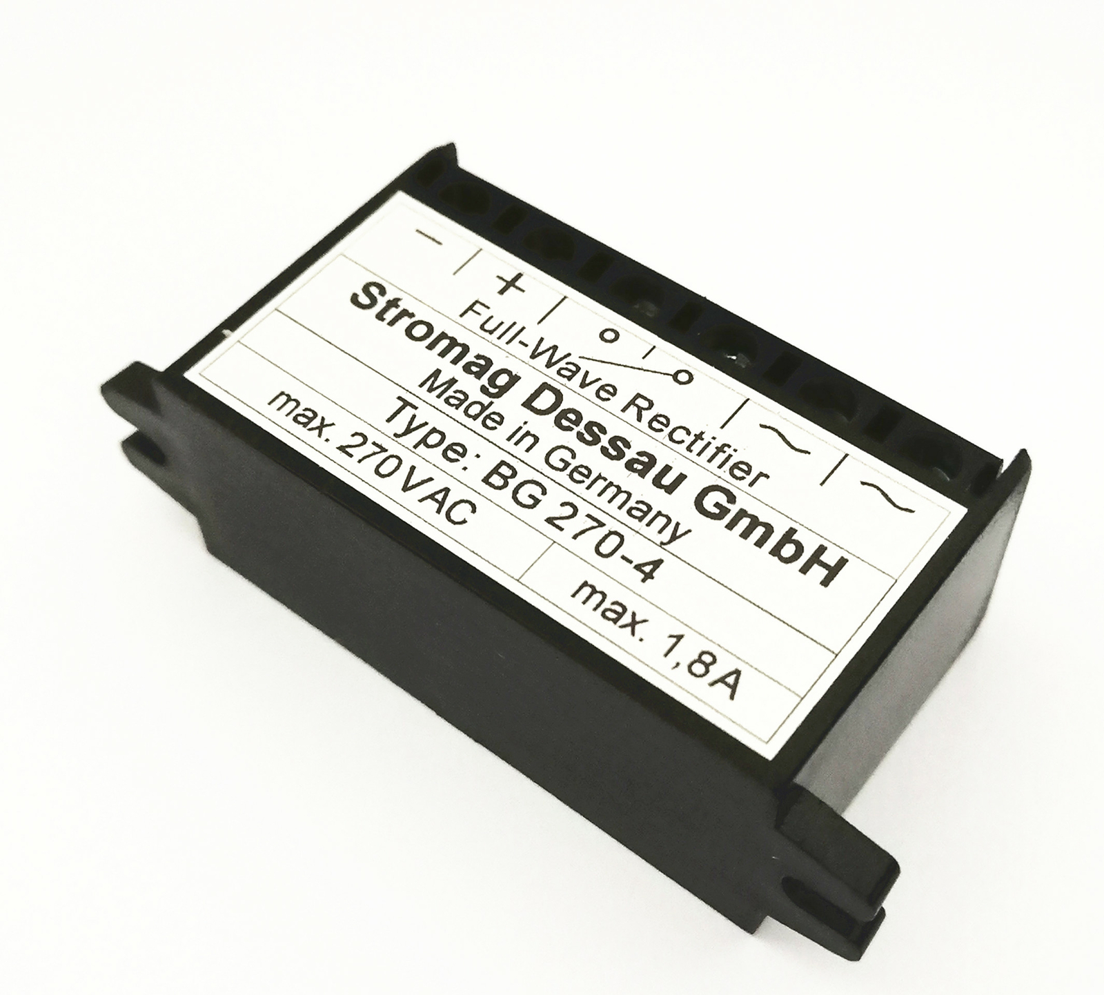 1X Type: BG 270-4 max.270VAC max.1,8A motor brake rectifier Full Wave Rectifier