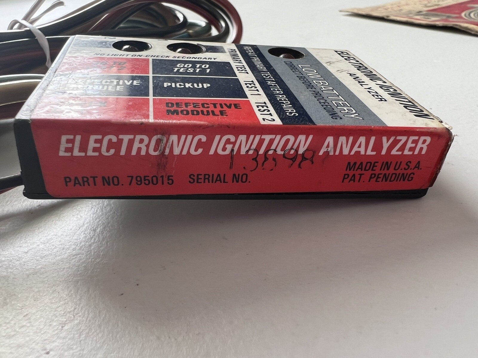 Napa Belsen 795015 Vintage Analyzer Electronic Ignition
