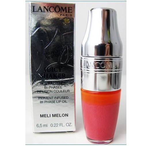 LANCOME JUICY SHAKER PIGMENT INFUSED BI-PHASE LIP OIL LIPGLOSS .22 OZ F/S NIB