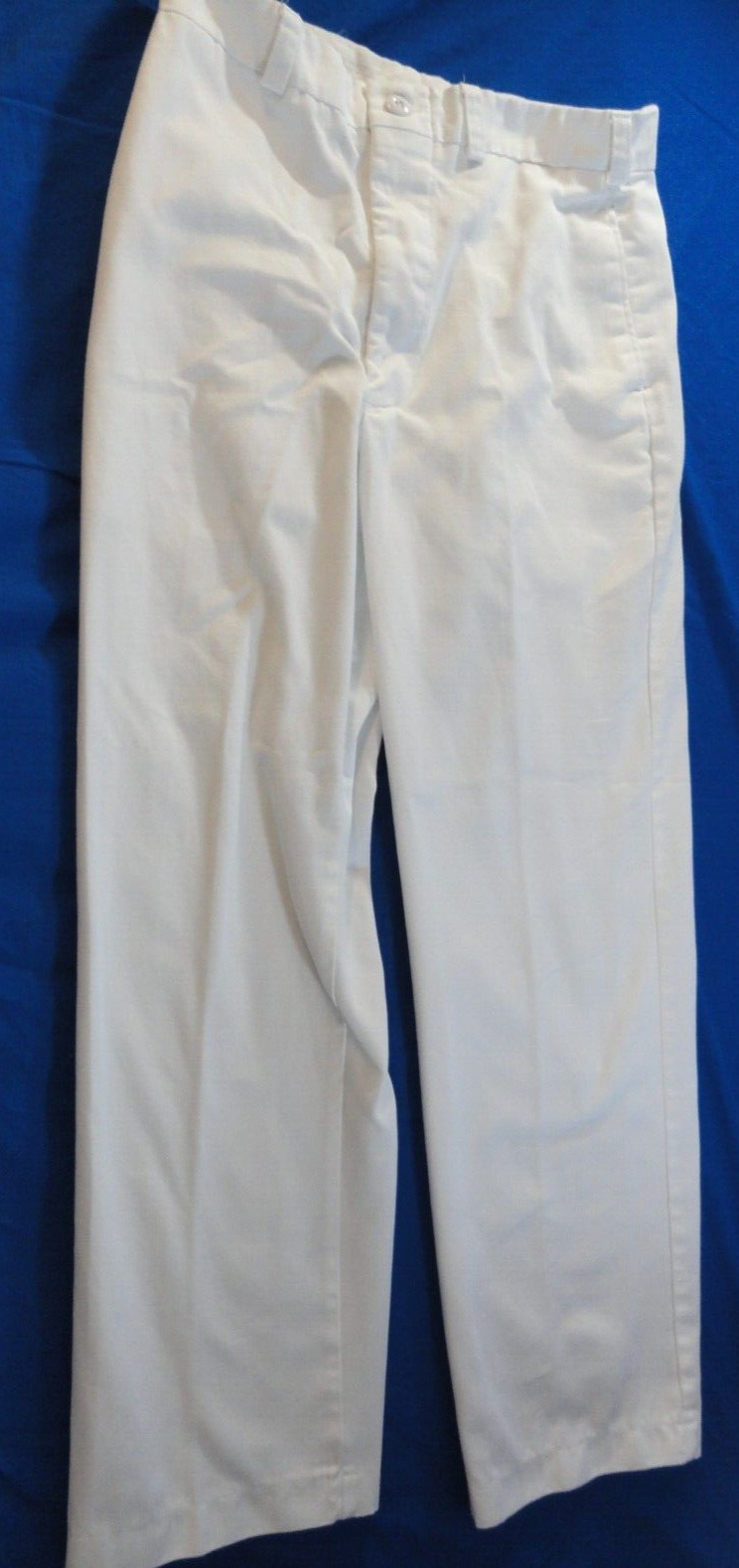 TROUSERS PANTS SCRUBS MEDIC EMT NURSE WHITE MENS HOSPITAL DUTY UNIFORM 32X29.5