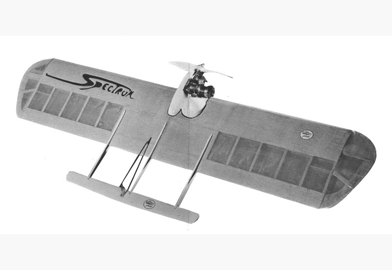 Model Airplane Plans (UC): Spectrum 42" Combat for .36 Engine (Dumas)