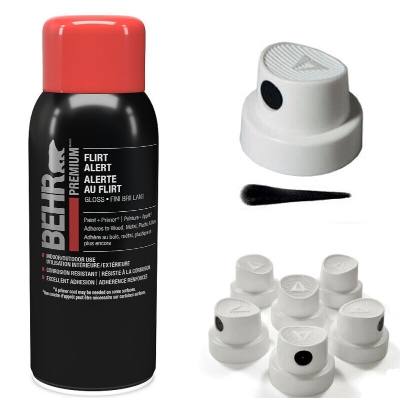 5 Spray Paint Caps for BEHR Premium Spray Paint NO CAN - Chalk Spray Paint Line
