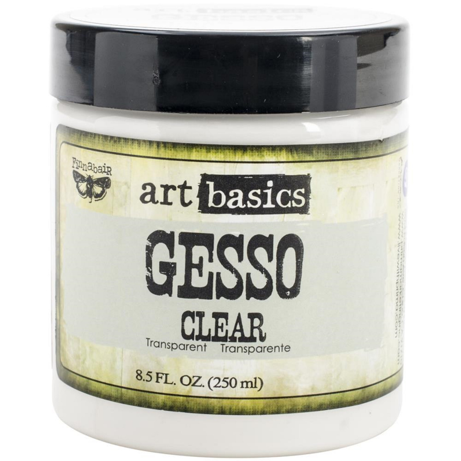 Prima Clear Gesso 8.5 oz. Finnabair Art Basics 961466 Mixed Media Transparent