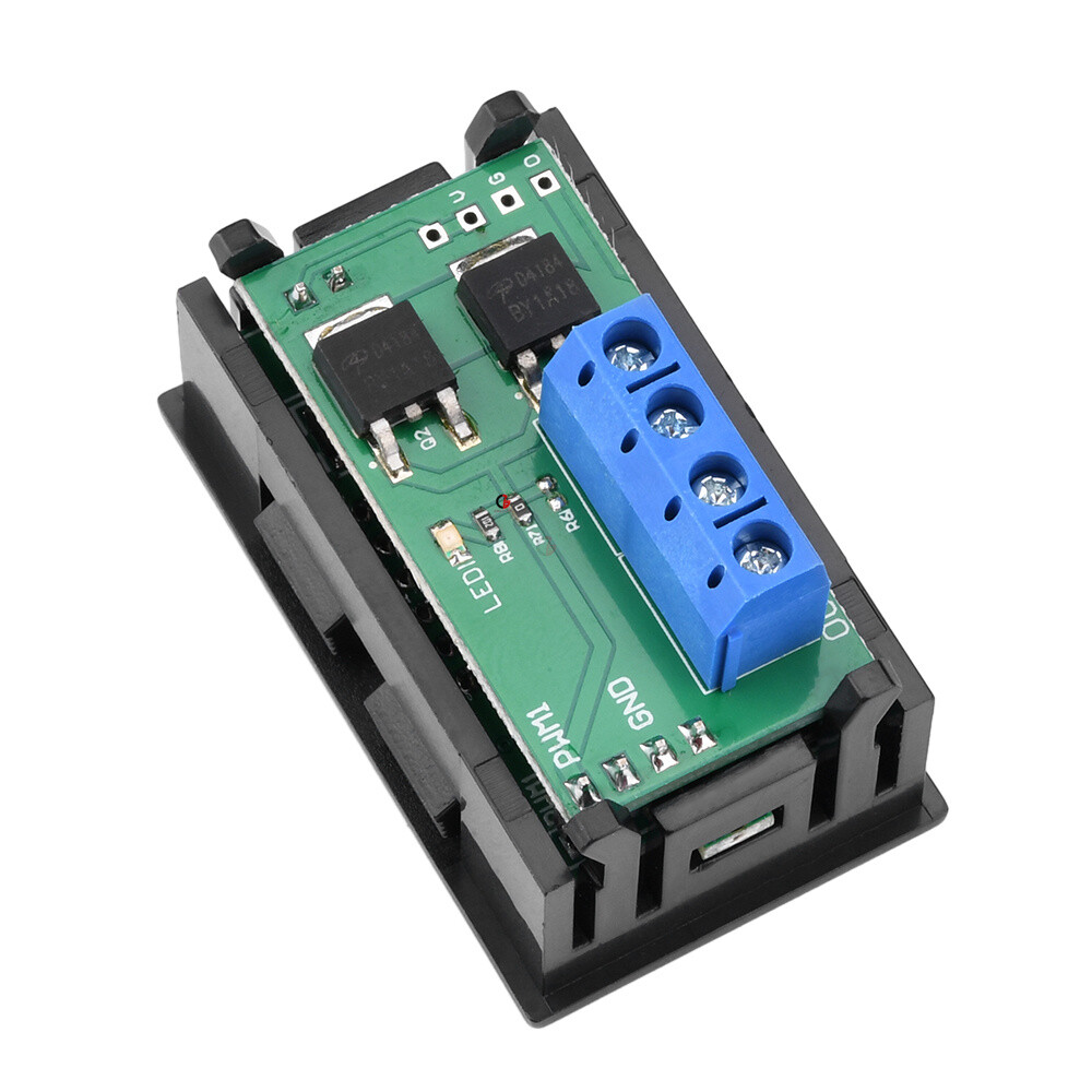 DC4-28V Digital LED PWM Speed Controller Frequency Tester Duty Cycle Adjustable