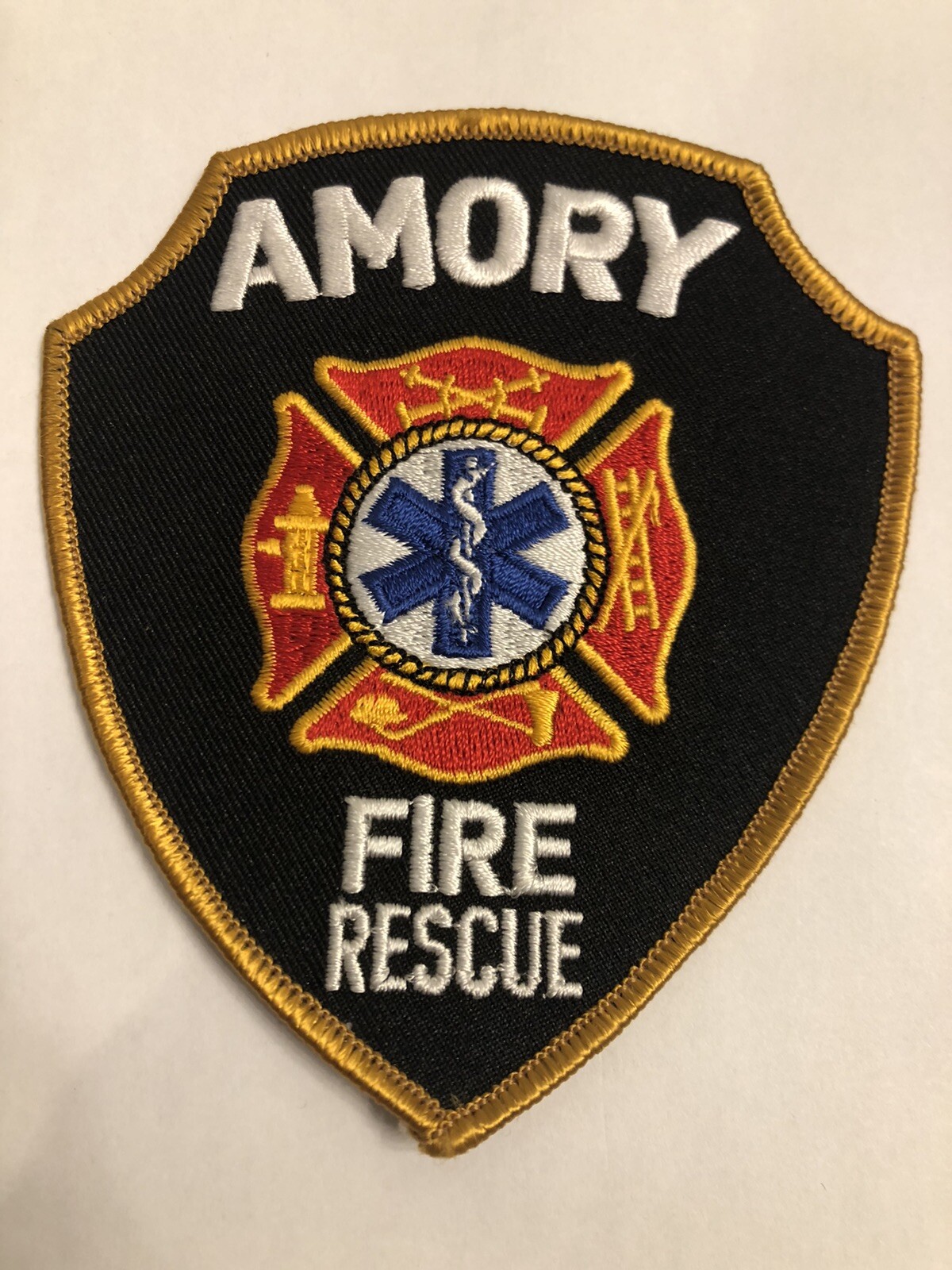 Amory Mississippi Fire Rescue Patch