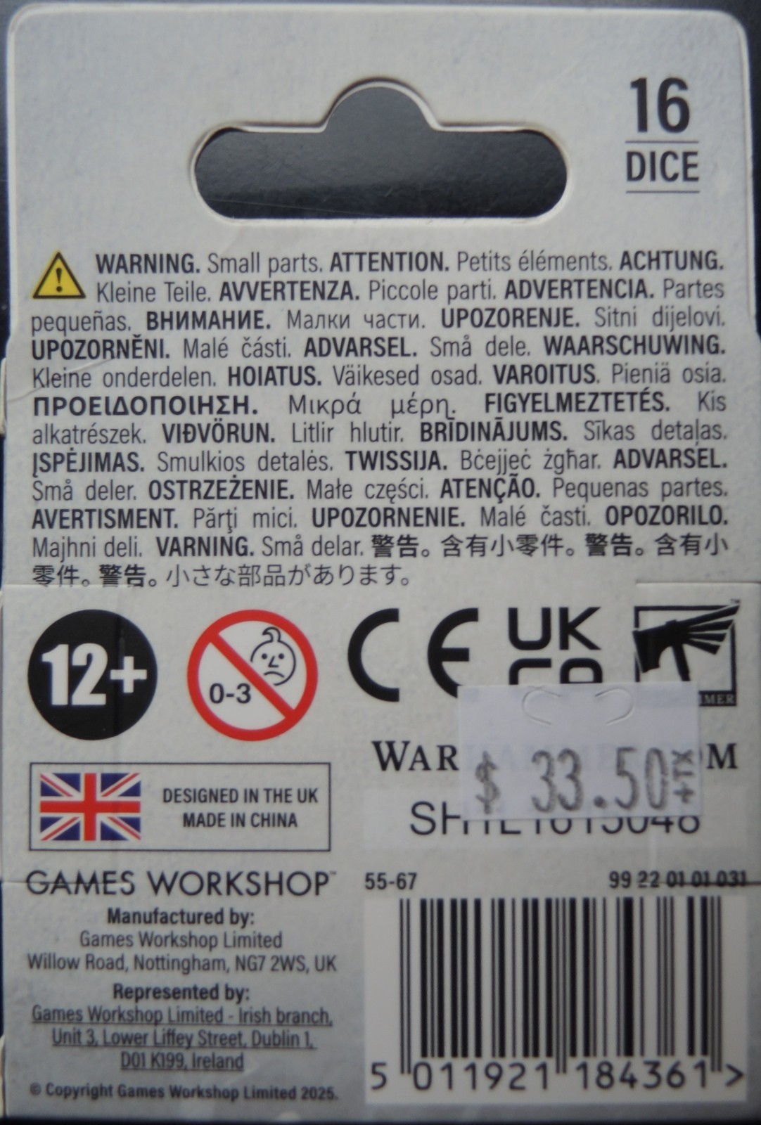 WHITE SCARS Dice: Games Workshop Warhammer 40,000 + DICE SHAKER