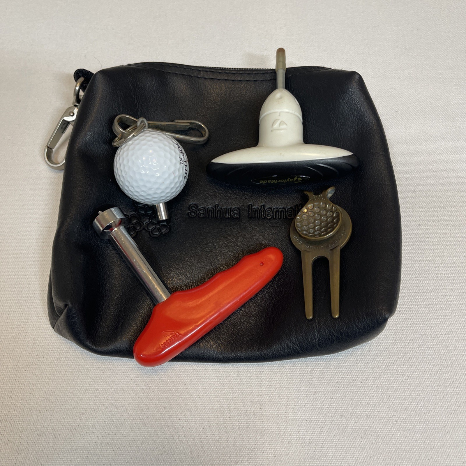 Vintage USA Patent Golf Course Divot Tool Golf Ball Money Clip (Other)