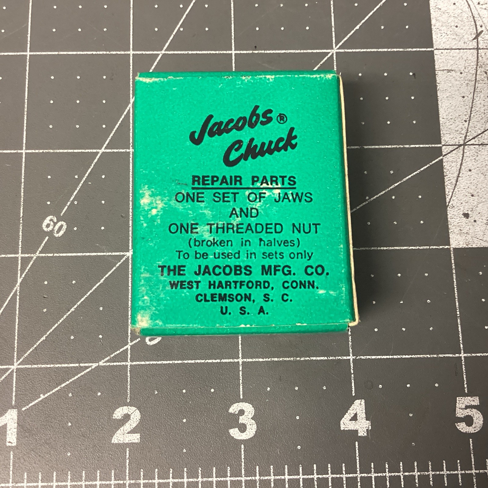 Jacob's U33 Chuck Jaws and Threaded Nut, (LBB27Y)