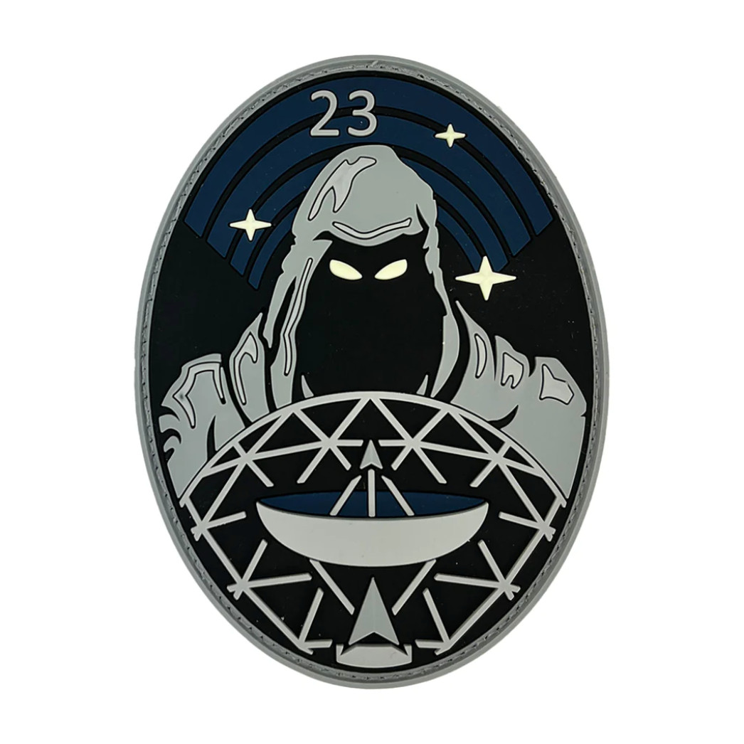 GENUINE U.S. SPACE FORCE PVC PATCH 23RD SPACE OPERATIONS SQUADRON WITH HOOK