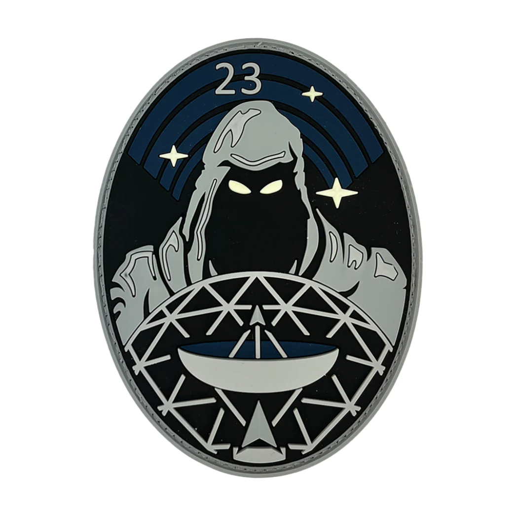 GENUINE U.S. SPACE FORCE PVC PATCH 23RD SPACE OPERATIONS SQUADRON WITH HOOK