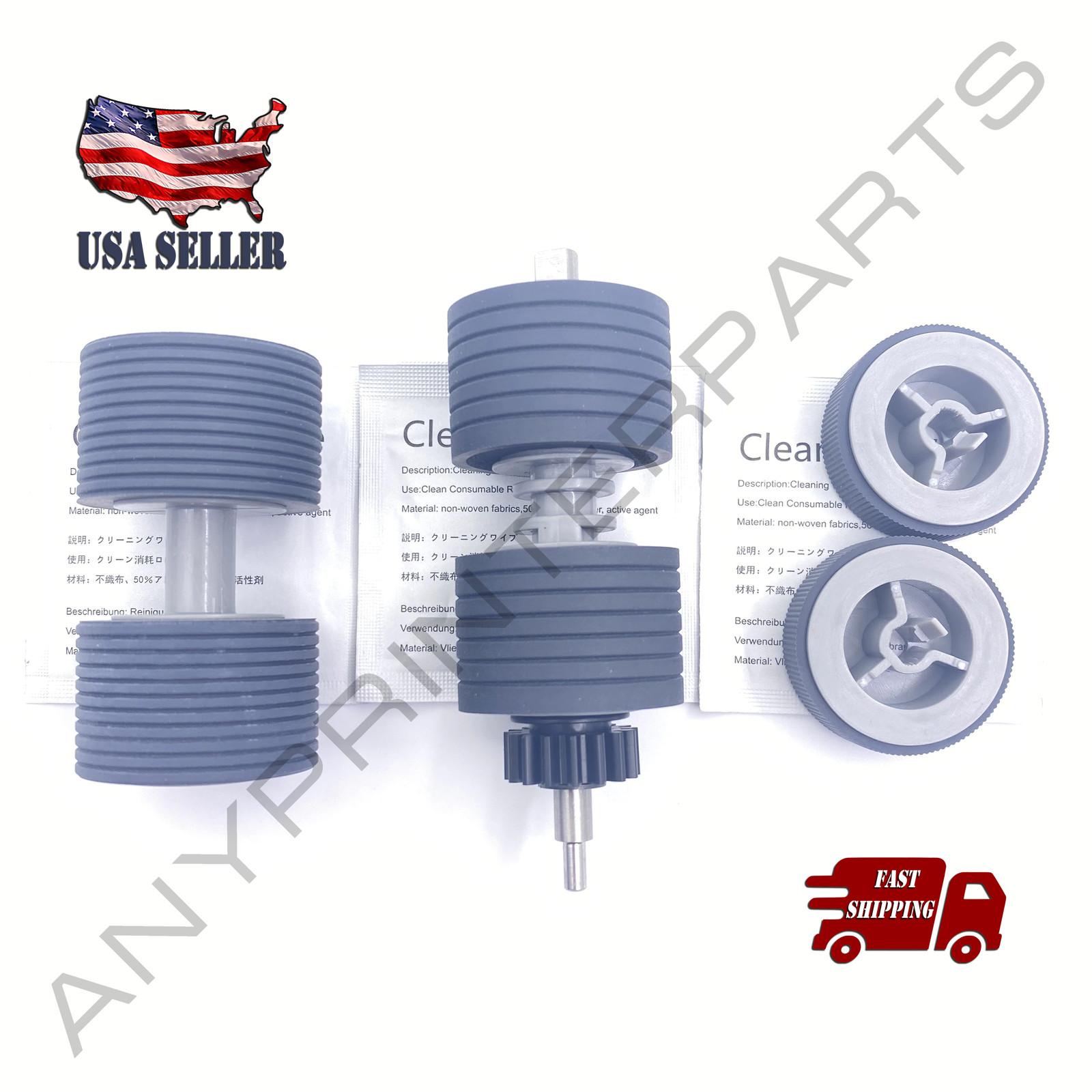 PA03575-K011 K012 K013 Pick Brake Separator Roller Kit Fujitsu FI-6400 FI-6800