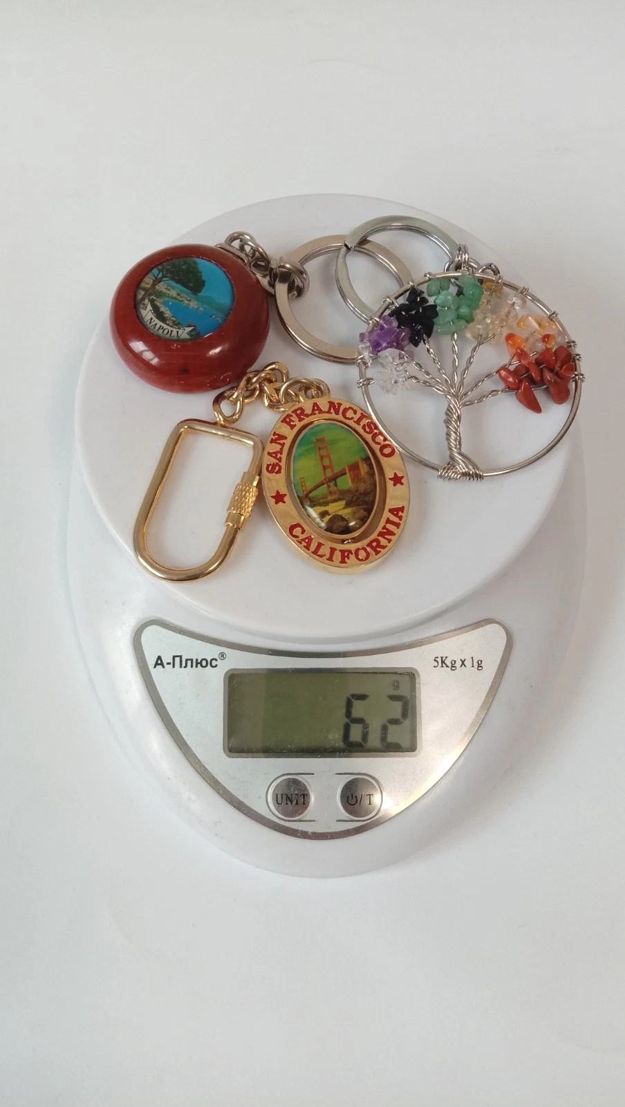 Beautiful keychains, 3 different pieces