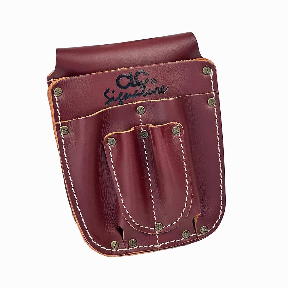 New CLC Signature 5-pocket Tool Pouch Fits Belts up to 3" Wide -oxblood Leather