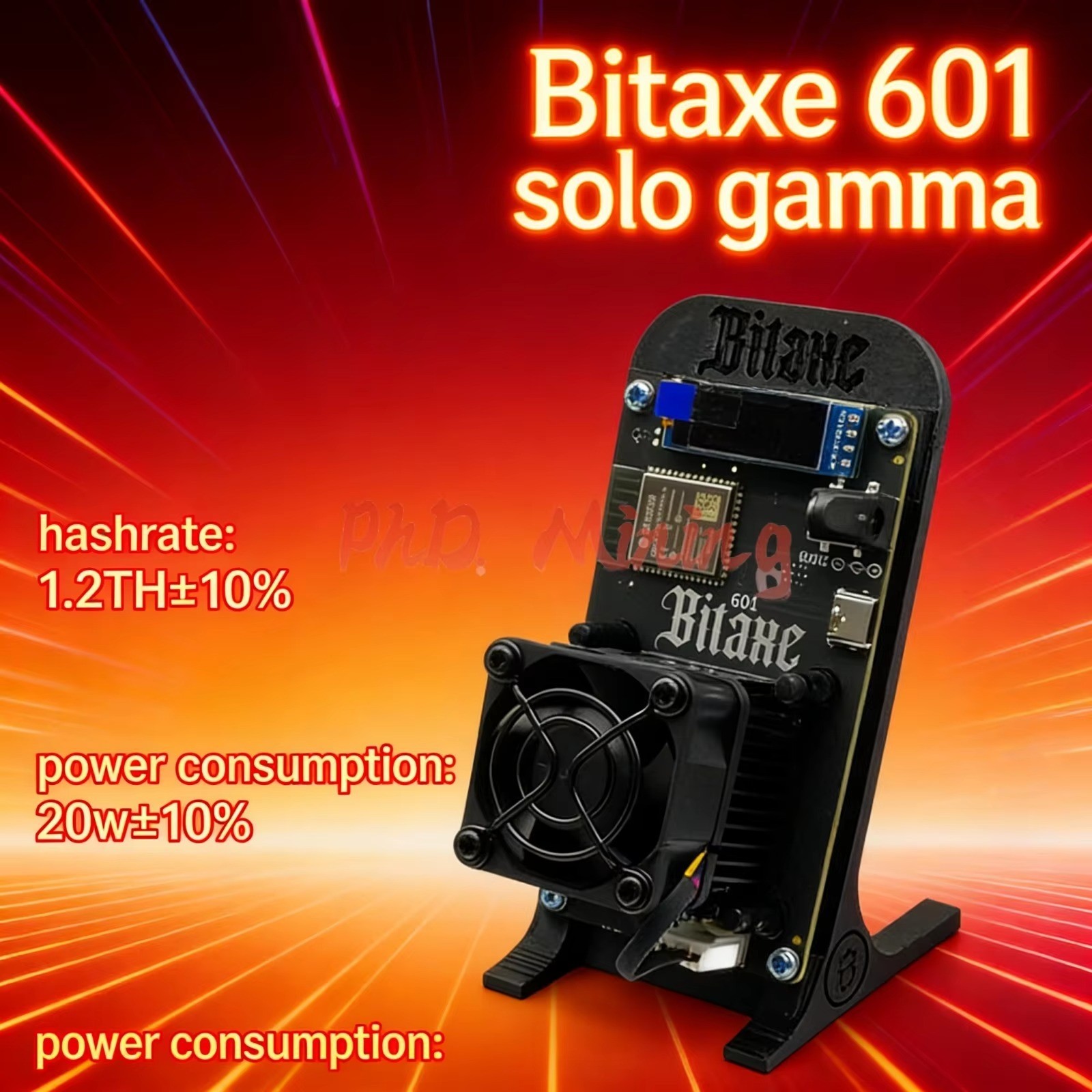 BITAXE GAMMA Solo Bitcoin Miner – Modern Crypto Mining Device