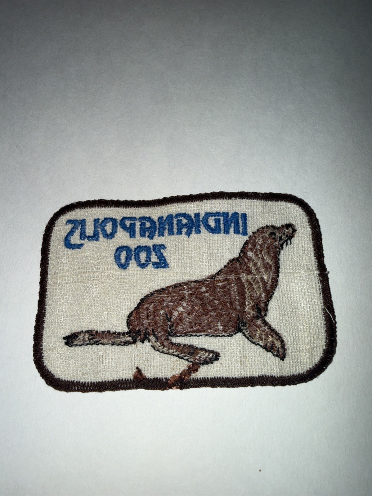 Vintage Indianapolis Zoo Sea Lion Patch
