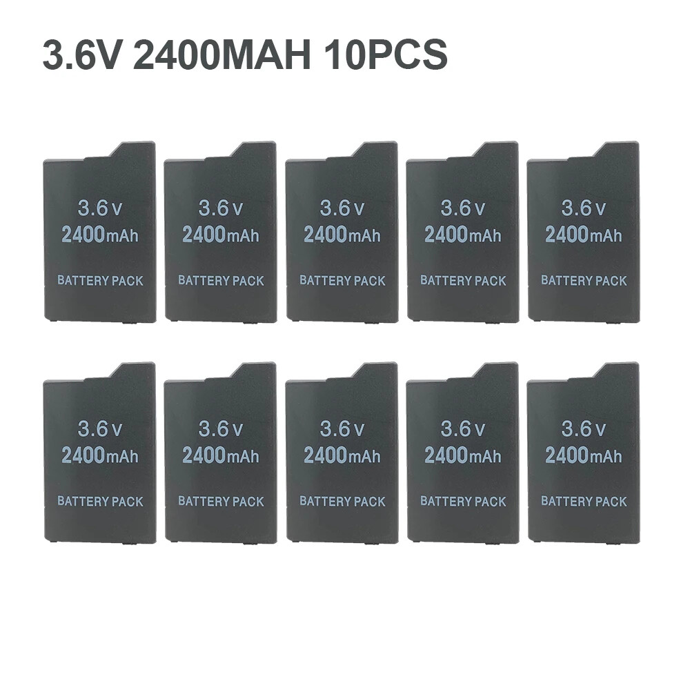 10PCS 3.6V 2400mah Li-ion Rechargeable Battery for Sony PSP2000 PSP3000 PSP-S110