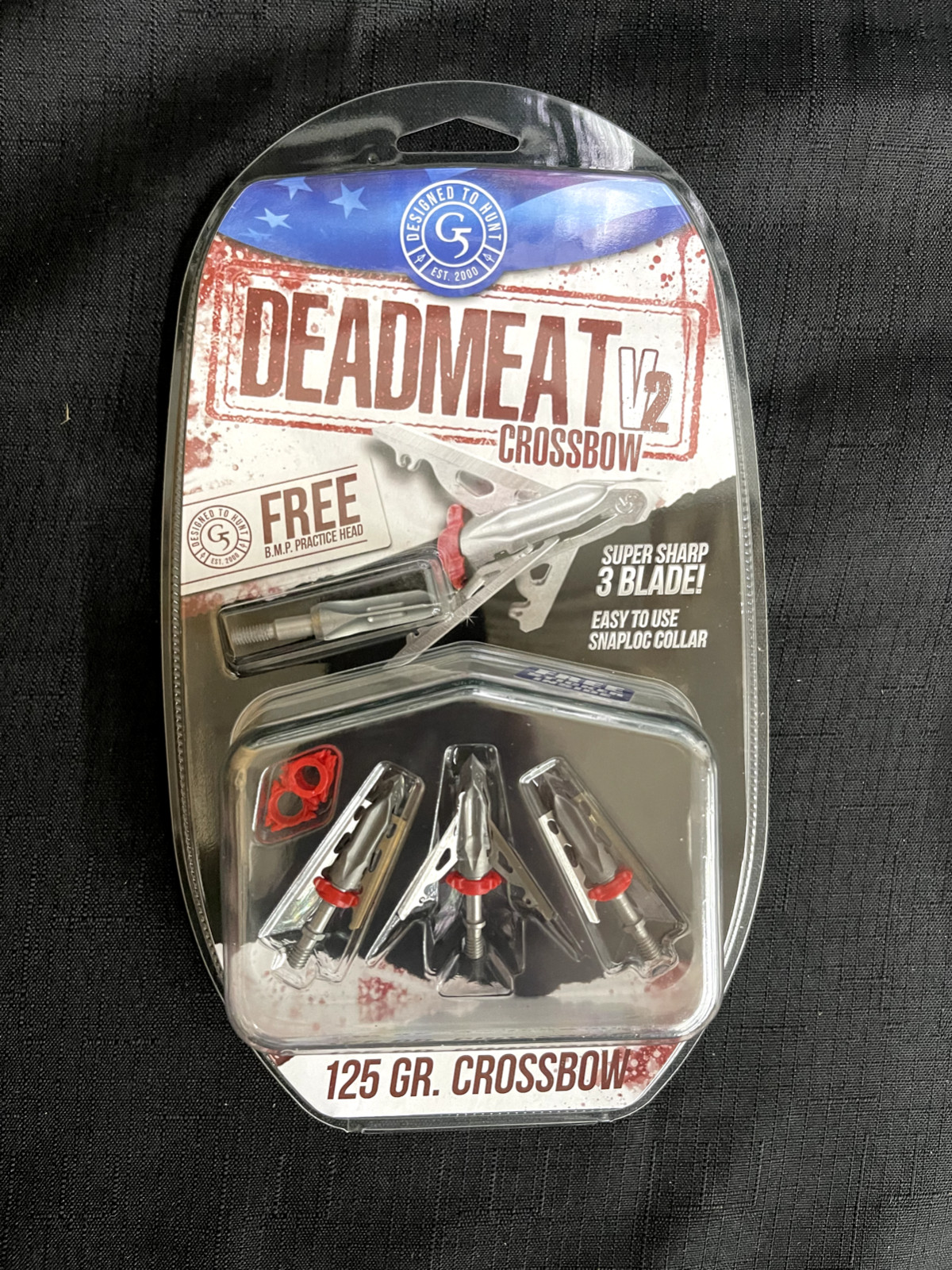 G5 Deadmeat V2 125 Grain 3 Blade Crossbow Expandable 3 Pack BRAND NEW