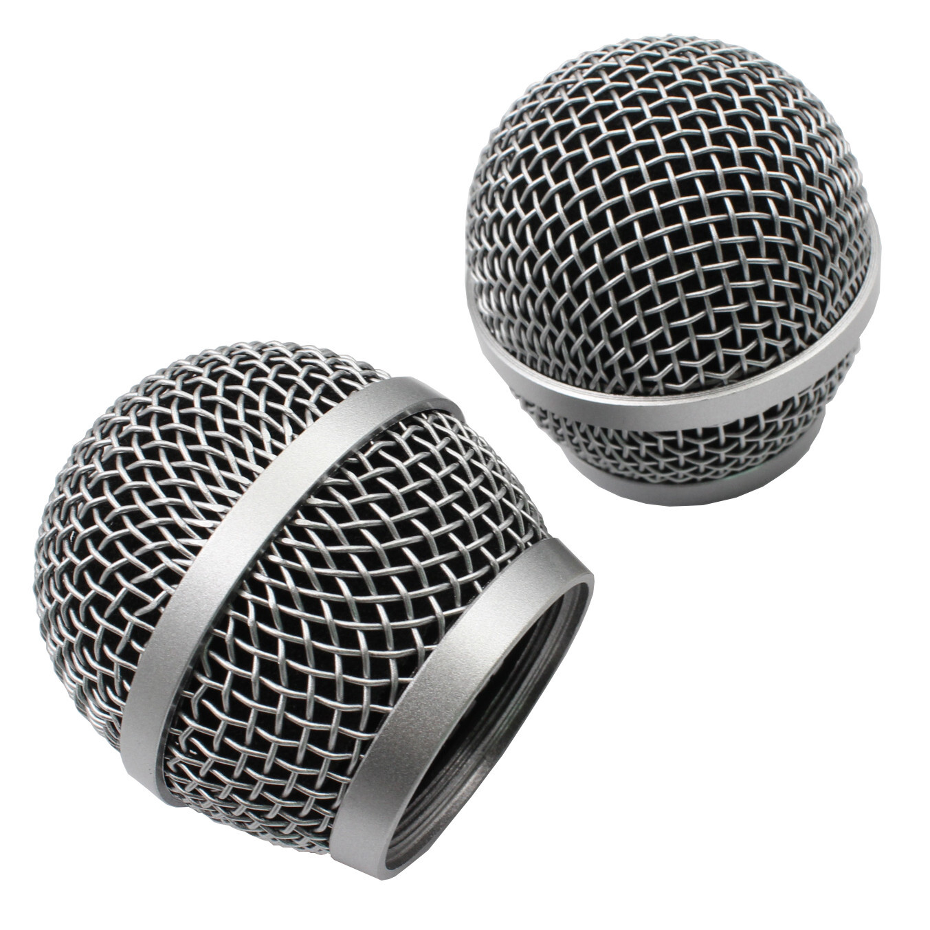 2PCS Mesh Ball Head PG58 Microphone mic Grill for Shure PG58 Replacement Grille