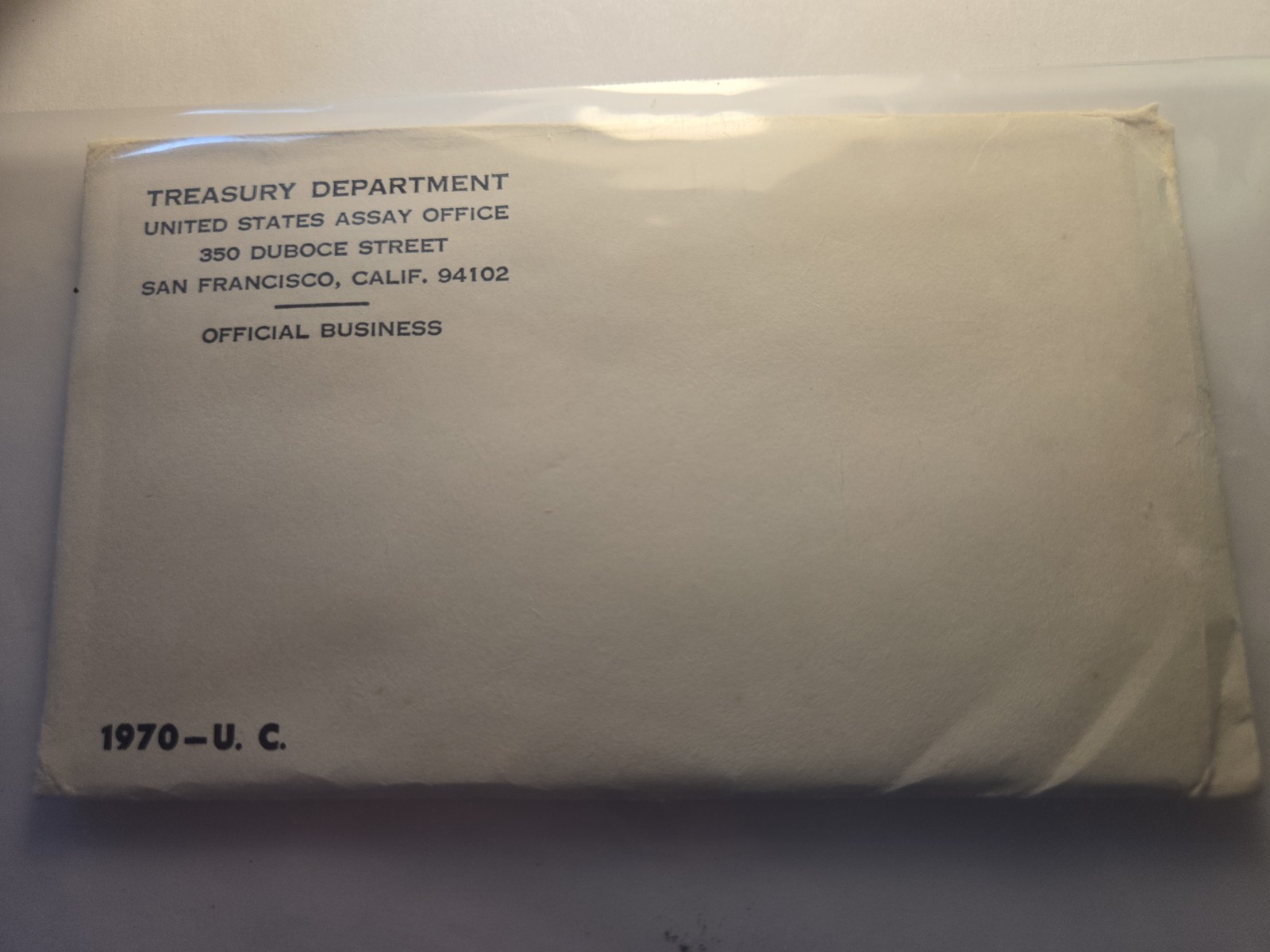 1970 S US  Mint Proof Set Sealed In The Original Mint Branded Envelope 56yrs Old