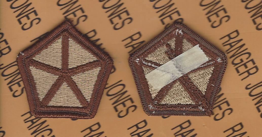 US Army V CORPS 5th desert DCU uniform patch m/e