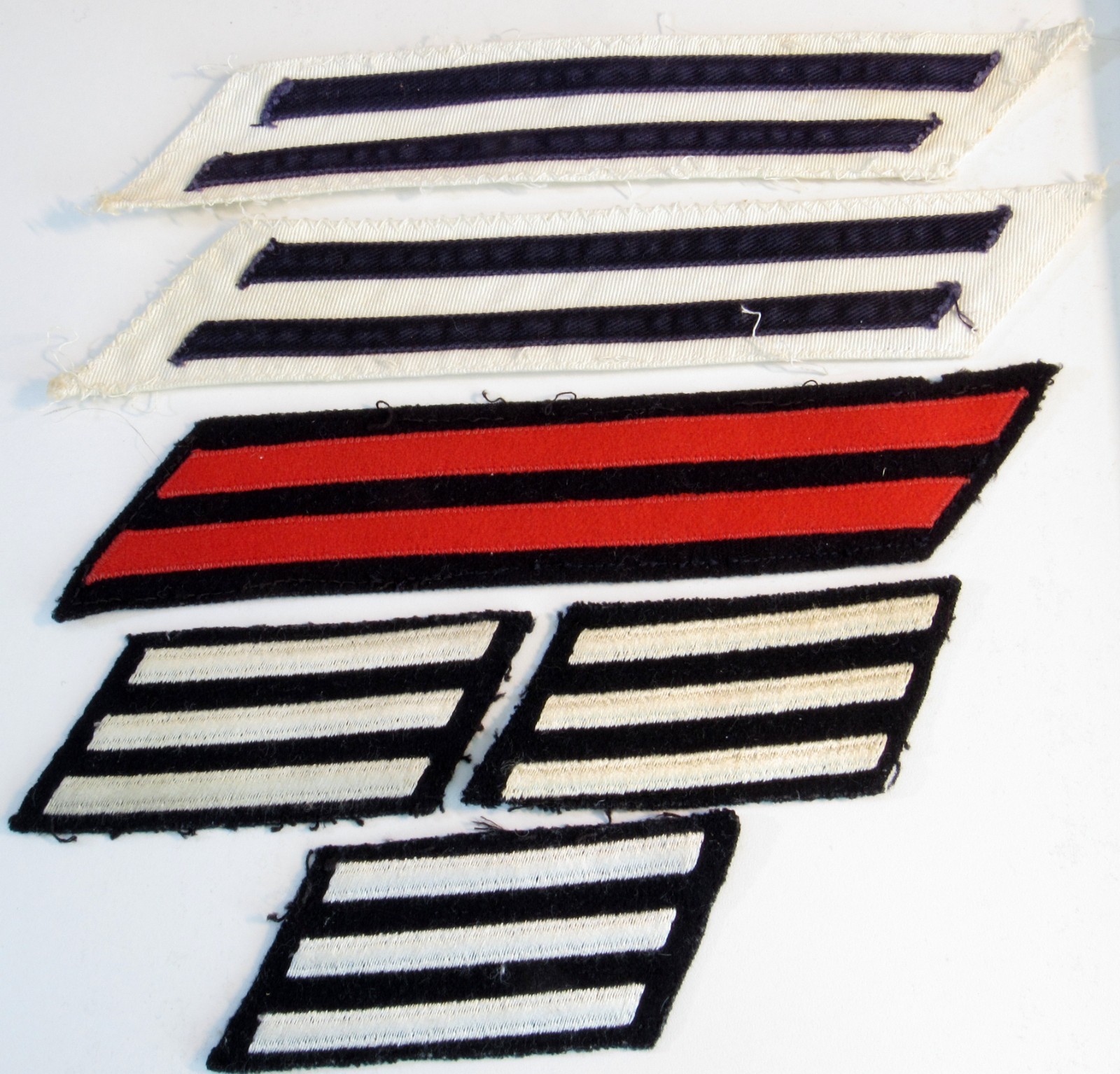 6 US NAVY  Cloth Service Stripes - FREE Shipping!