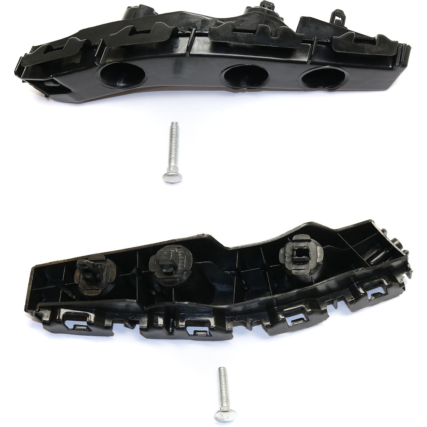 Set of 2 Bumper Bracket For Jeep Compass 11-17 Front Driver and Passenger Side