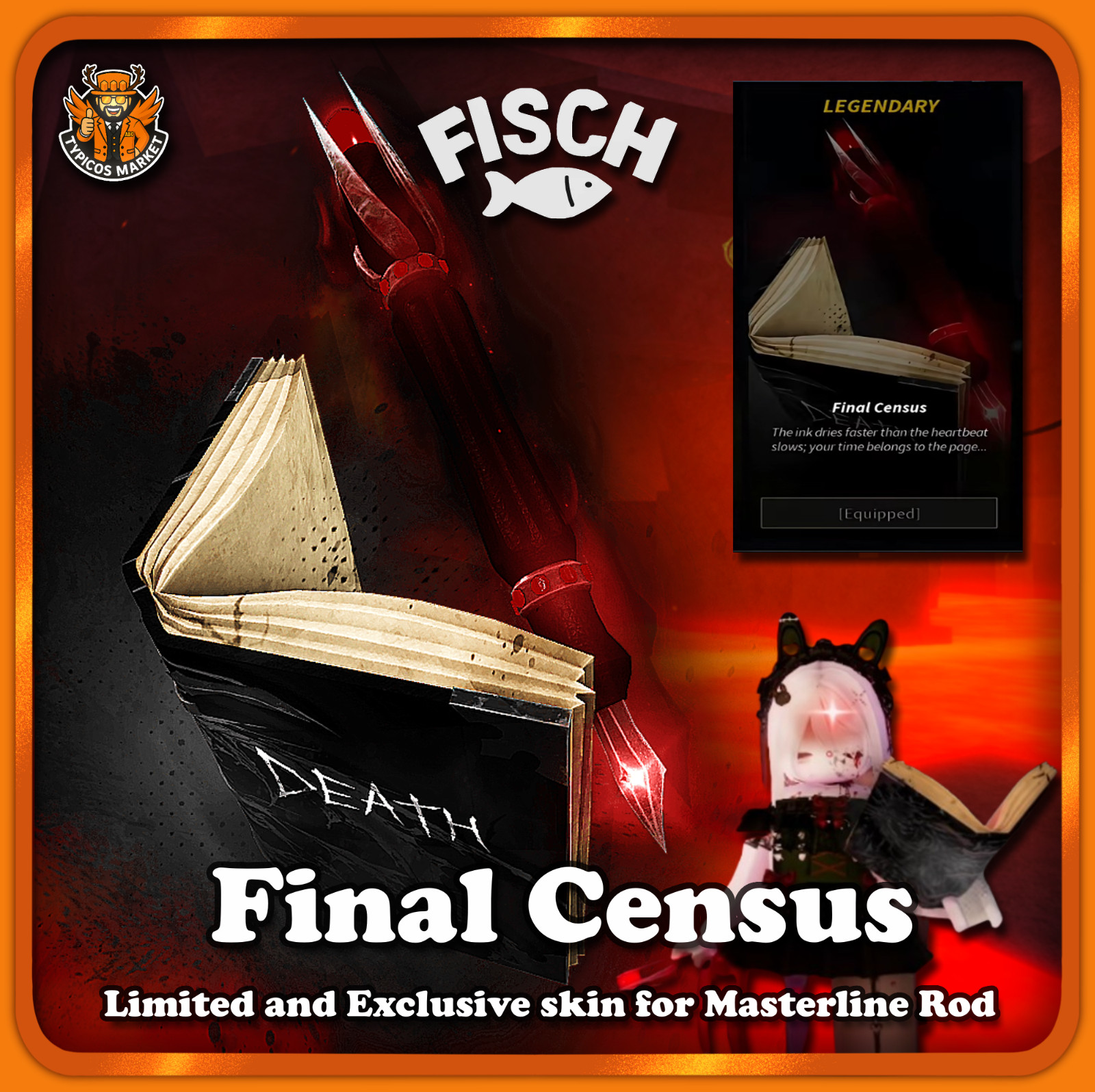[FISCH] - Final Census - [Skin for Masterline Rod]