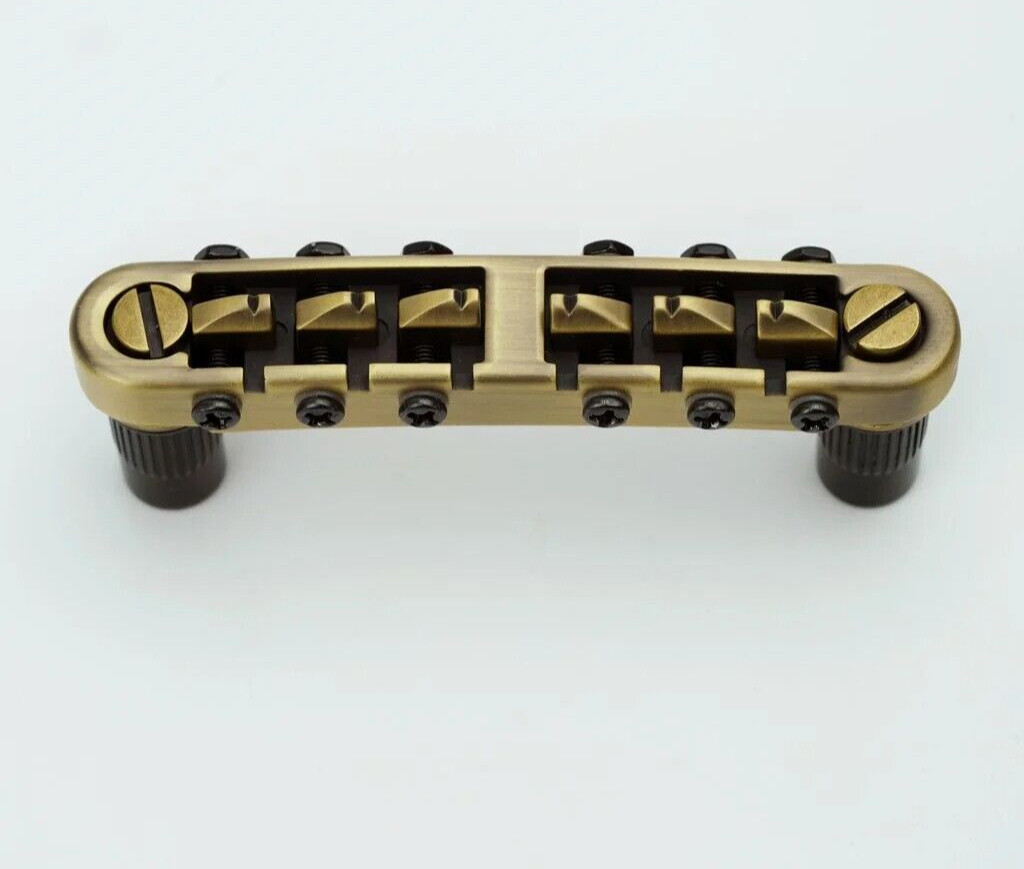 Bronze Guitar Tune O Matic Bridge Fit Epiphone,Ibanez,Rogue,Washburn,Schecter