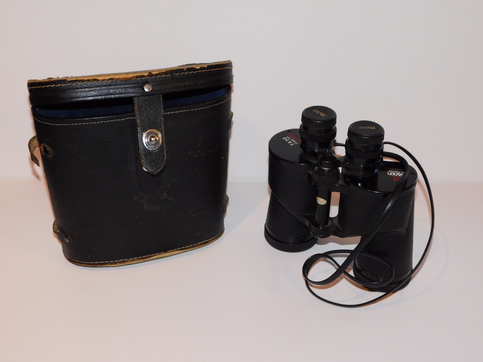 Vintage Manon Shrine 7x50 Field 7.1 Binoculars Deluxe Lens Coated Optics Case