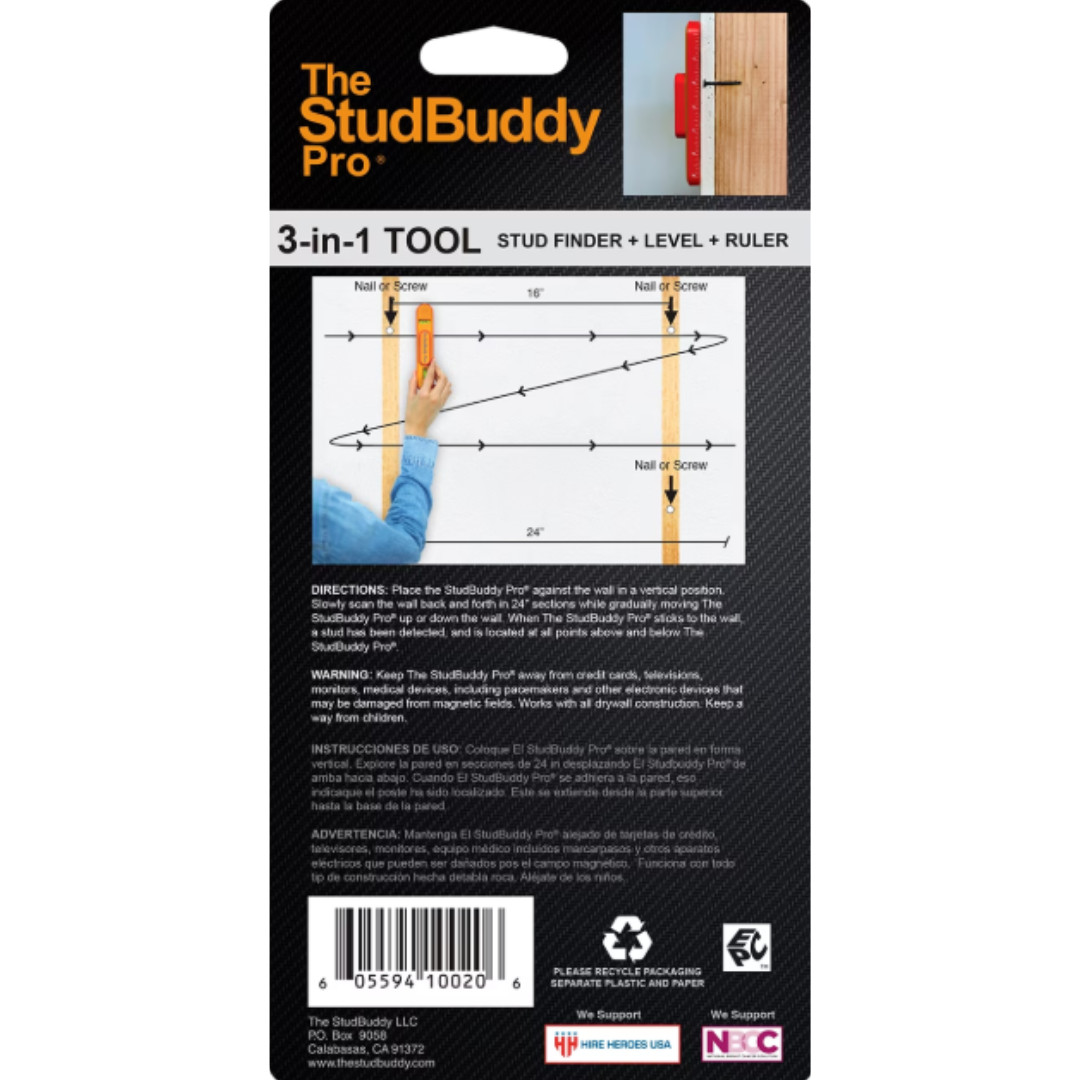 The StudBuddy Pro Magnetic Stud Finder