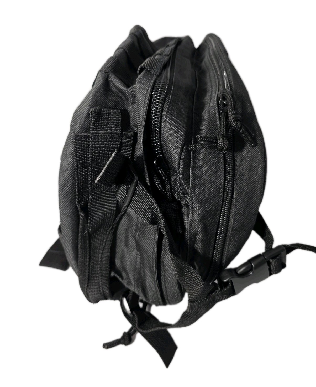 Joshioki Tactical Sling Backpack Black MOLLE-Style EDC Pack Adjustable Straps