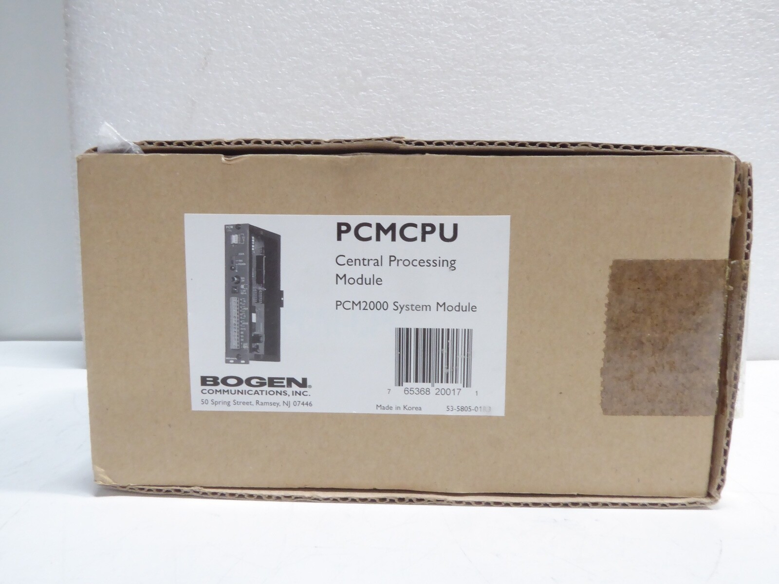 BOGEN PCMCPU CENTRAL PROCESSING MODULE  NIB NOS