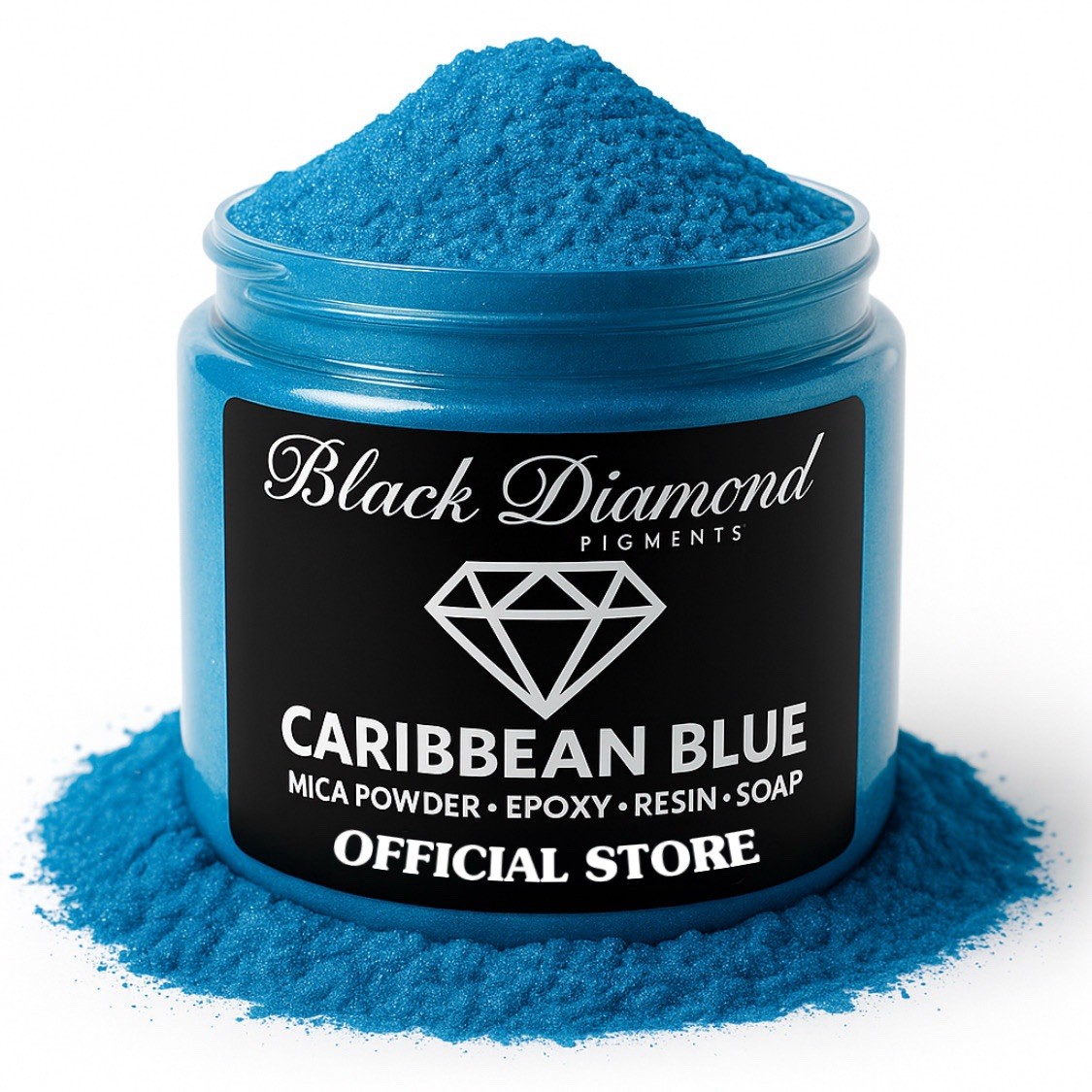 Black Diamond Pigments® | Caribbean Blue is a premium professional pigment