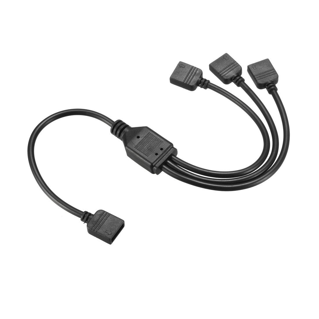 RGB Splitter Cable 1 Female to 3 Female 4 Pins Extension Connector 30cm Length