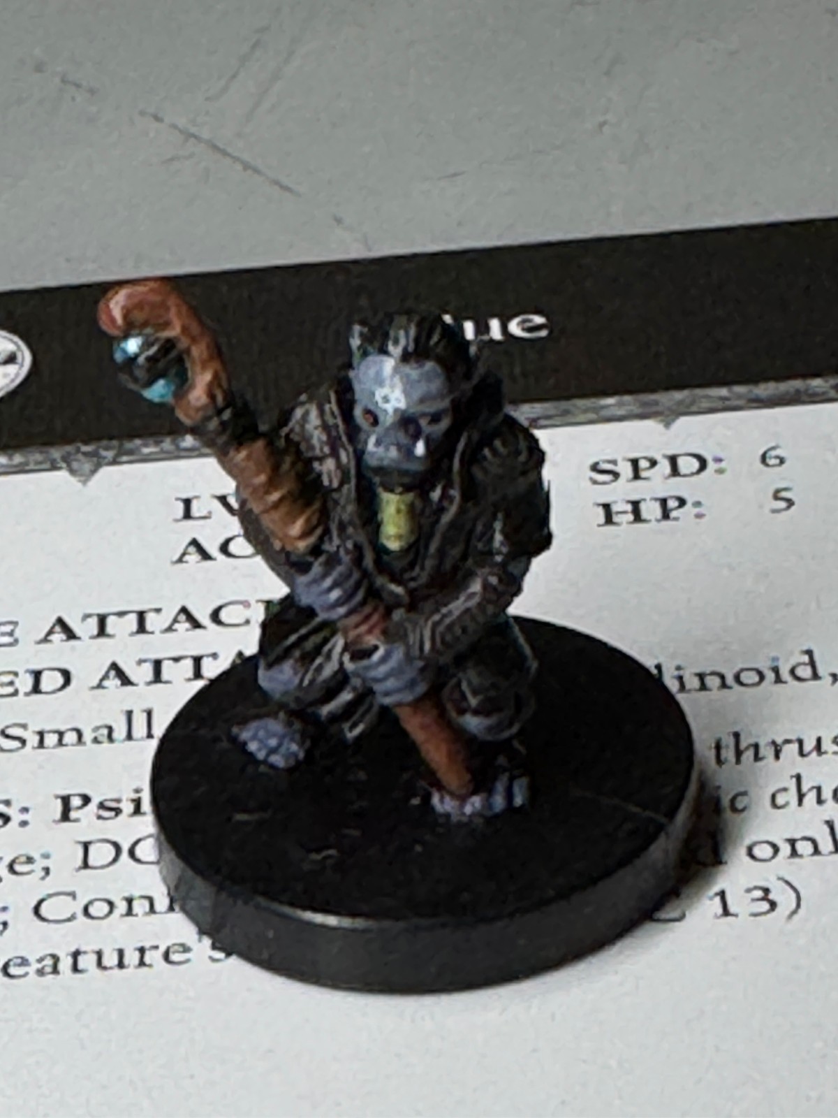 Dungeons & Dragons D&D Miniatures Giants of Legend BLUE #29 GOBLIN