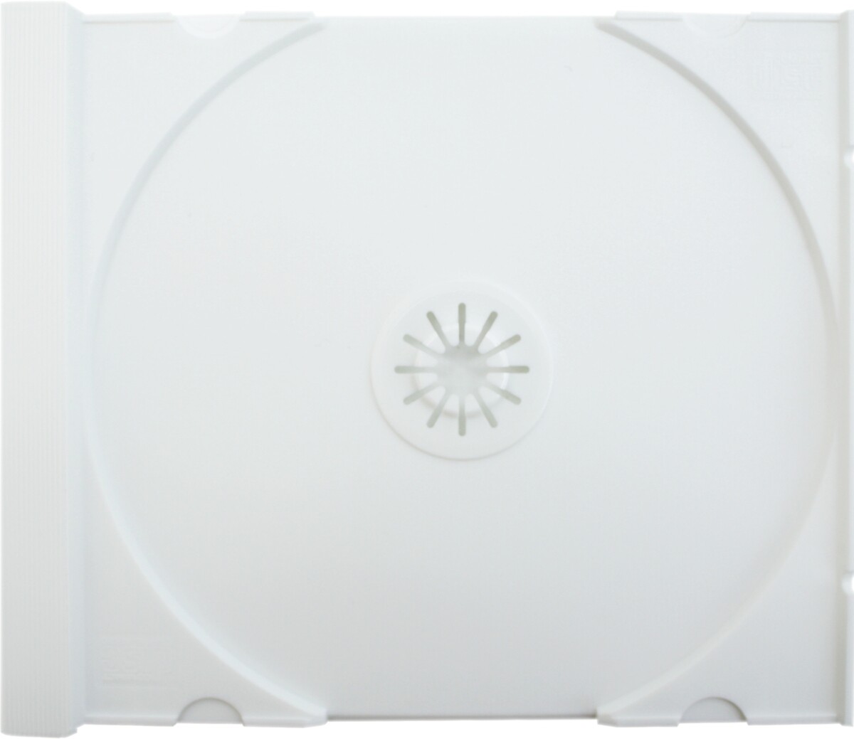 (25) CD Trays - SOLID WHITE Replacement Inserts for Jewel Boxes Cases #CDIR80SW