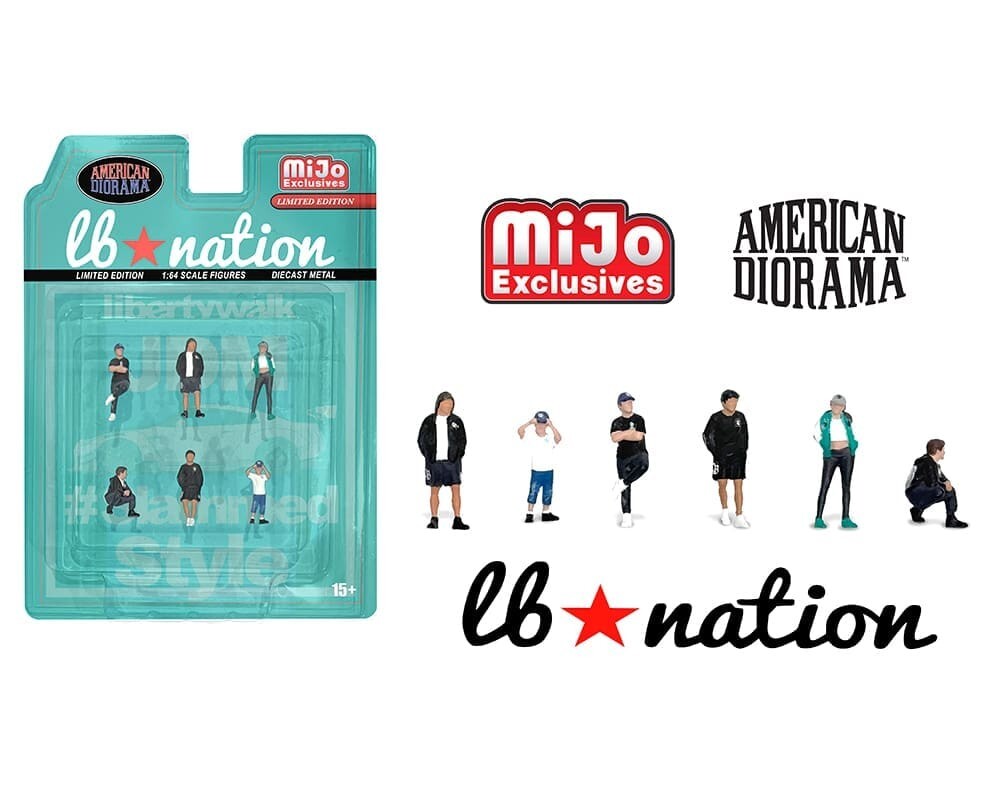 American Diorama Figures Liberty Walk LB Nation 2422 1/64