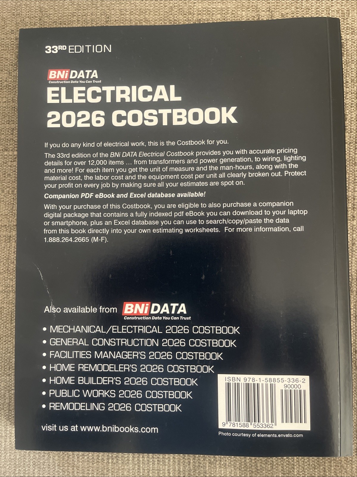 BNi DATA Electrical 2026 Costbook 33rd Edition CSI Master Format