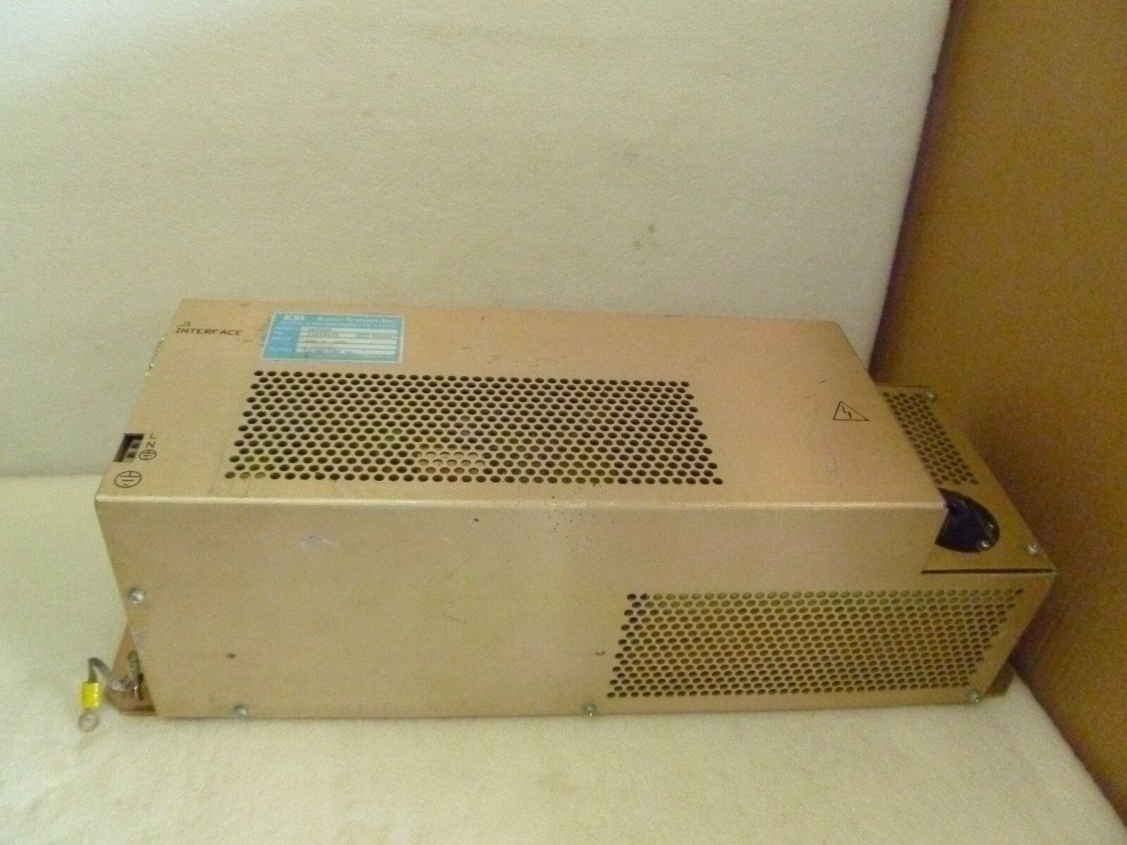 KAISER SYSTEMS INC LS2500 INPUT 220V 10A OUTPUT 12 KV 120MA POWER SUPPLY