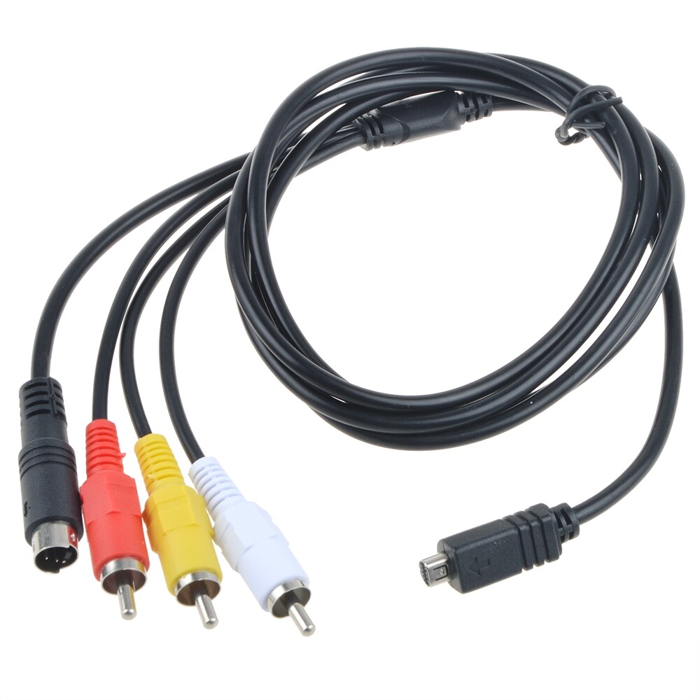 5ft AV A/V Audio Video TV Cable Cord For SONY Handycam DCR-DVD301/e DCR-HC22 e