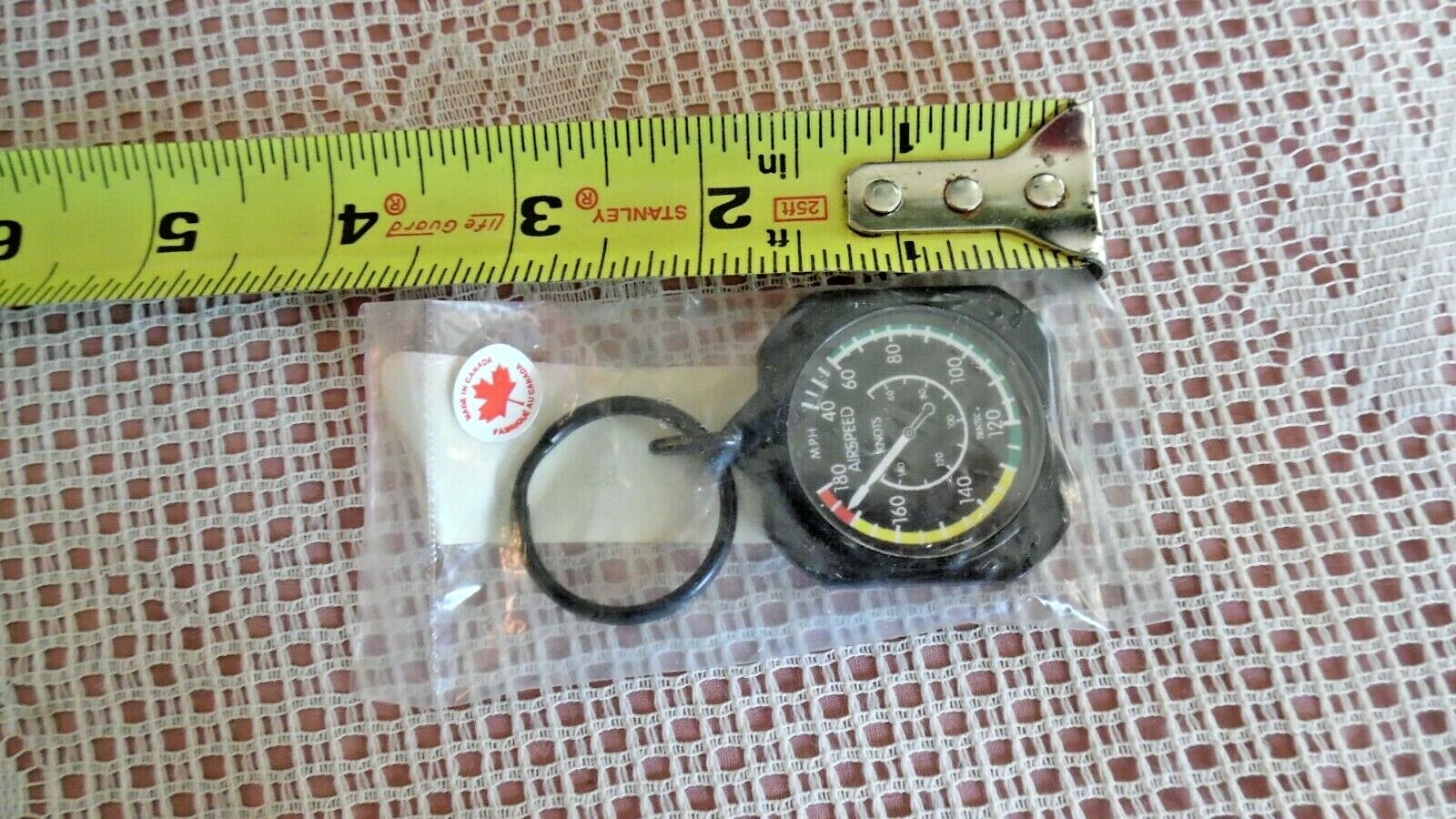 Trintec Airspeed Indicator Keychain New in Package pilots aviators flying