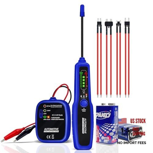 Automotive Wire Tracer Electrical Open & Short Finder Circuit Tester Wire