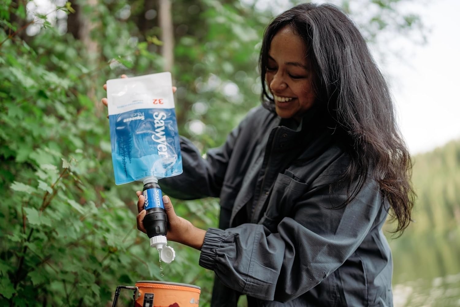 Squeeze Water Filtration System, Removable Cap, High-Performance, Lightweight