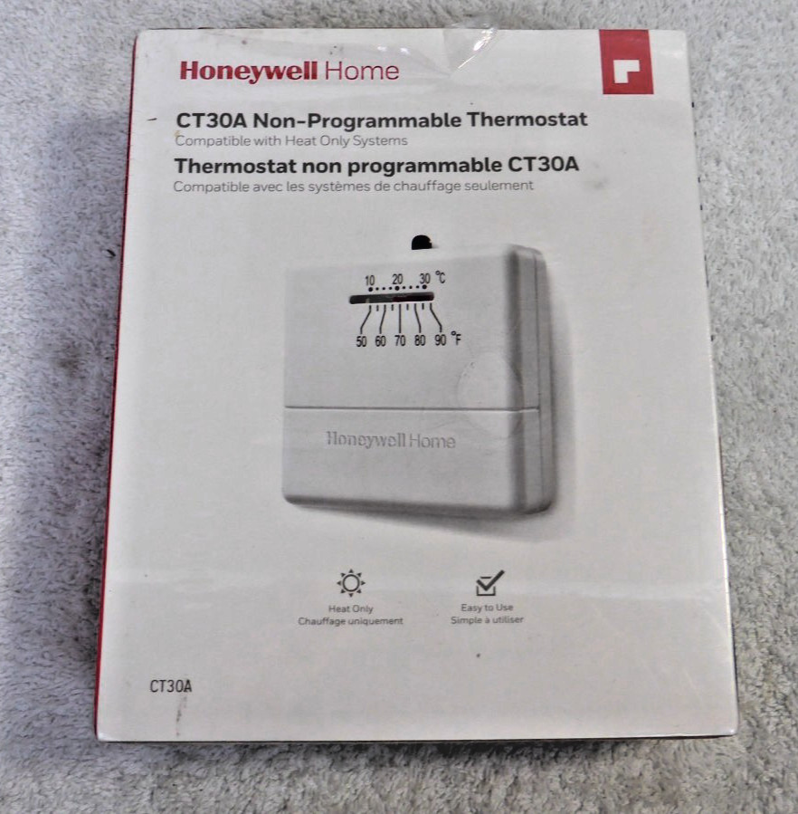Honeywell CT30A1005 Retail Economy Heat Only Thermostat