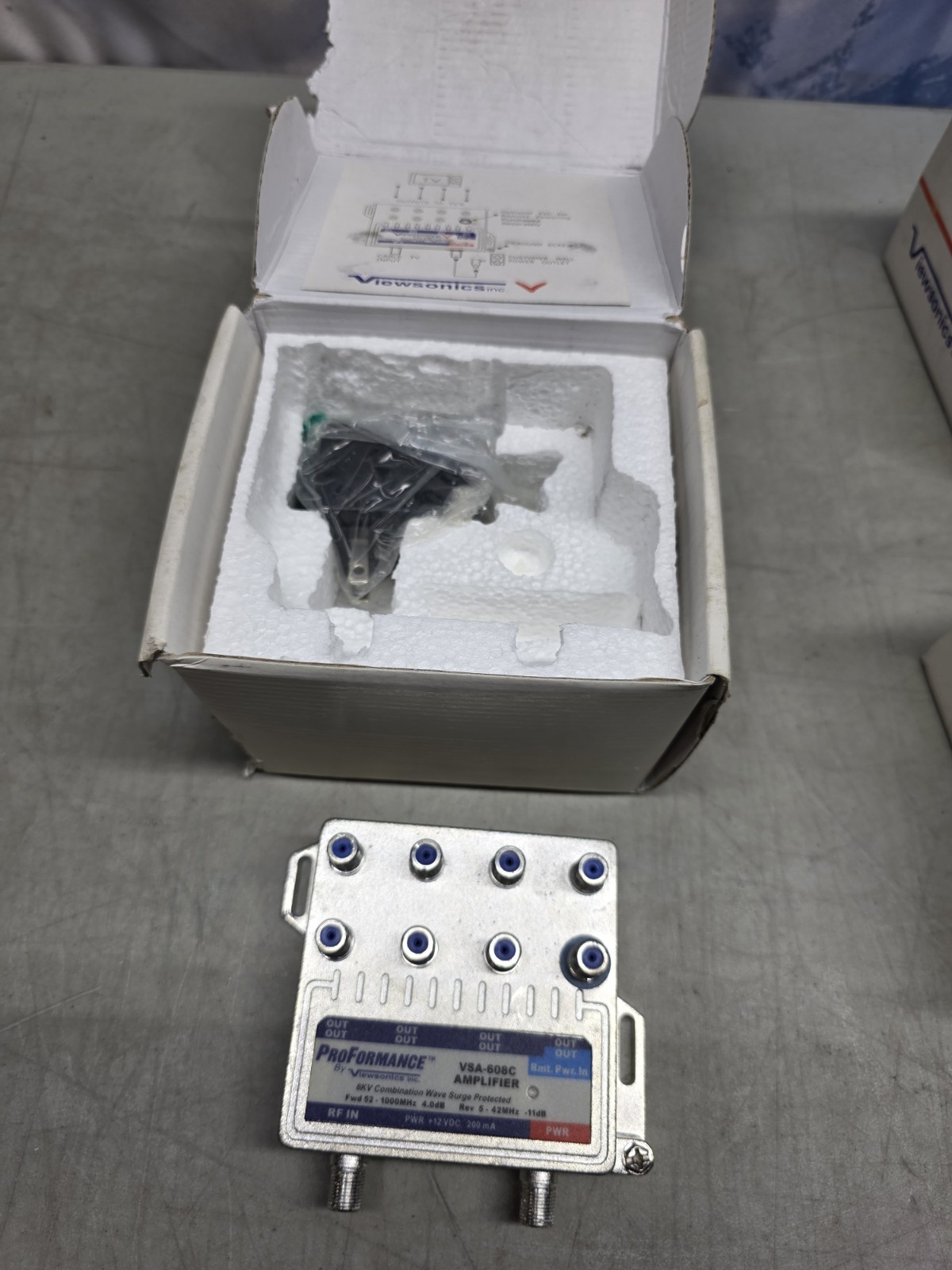 🔥 Viewsonics Proformance VSA-608C 6 Output Cable TV Amplifier New Open Box