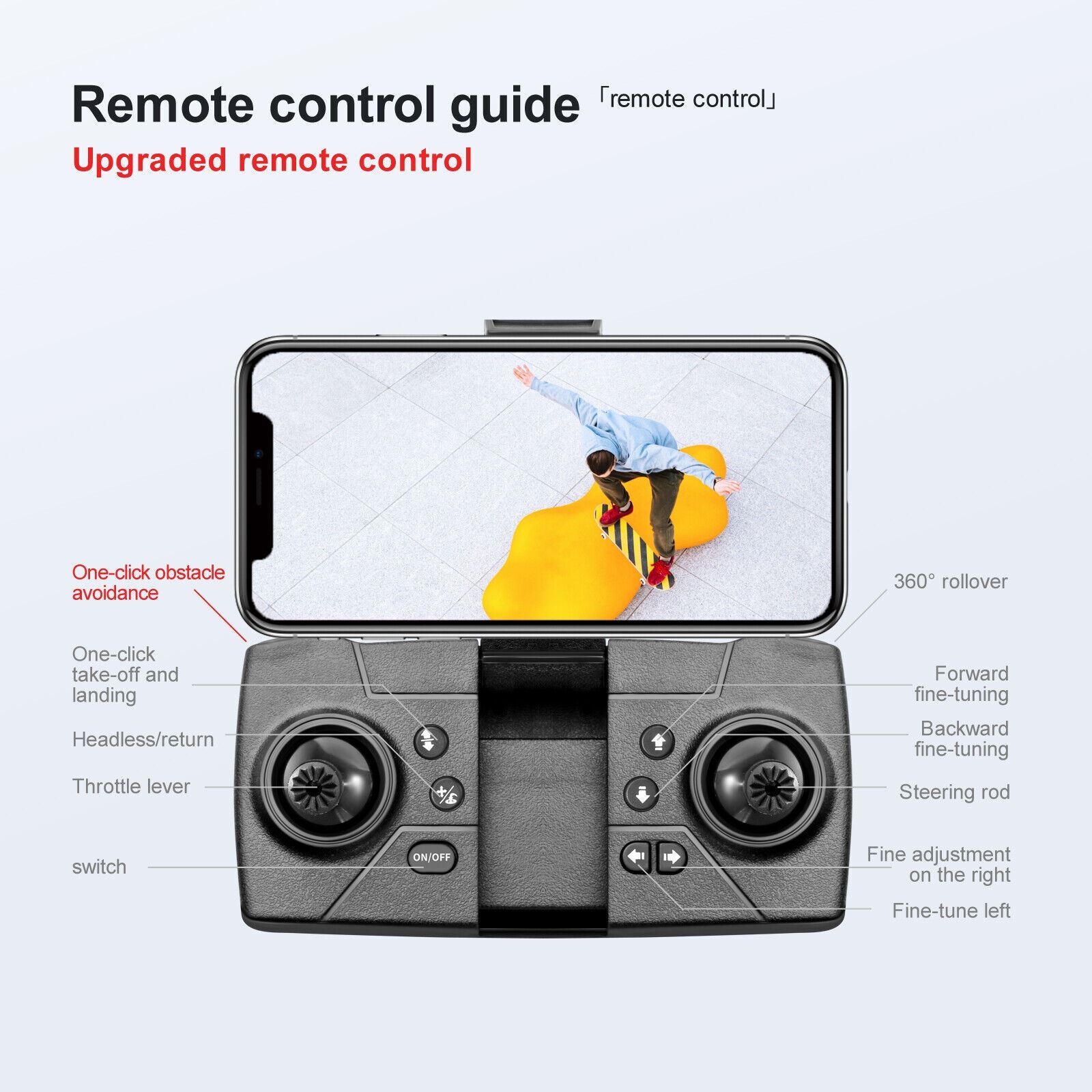 Professional 4K GPS Drone HD Dual Camera Drones 5G WiFi FPV Foldable Quadcopter